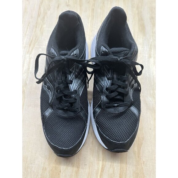 Saucony Cohesion Black Men's Running Shoes Size 12.5 WIDE Slight Wear Good Soles - Picture 1 of 8